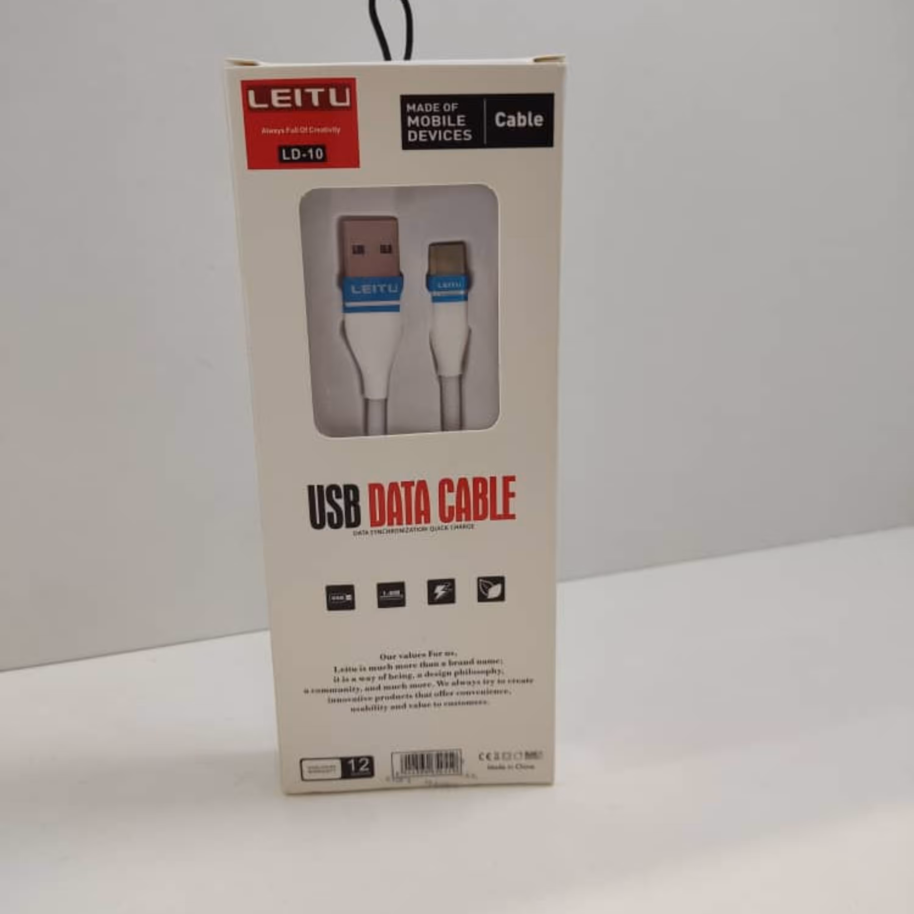 کابل شارژر تایپ سی لیتو LD10