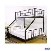 تخت خواب فلزی دو طبقه DS مدل S25