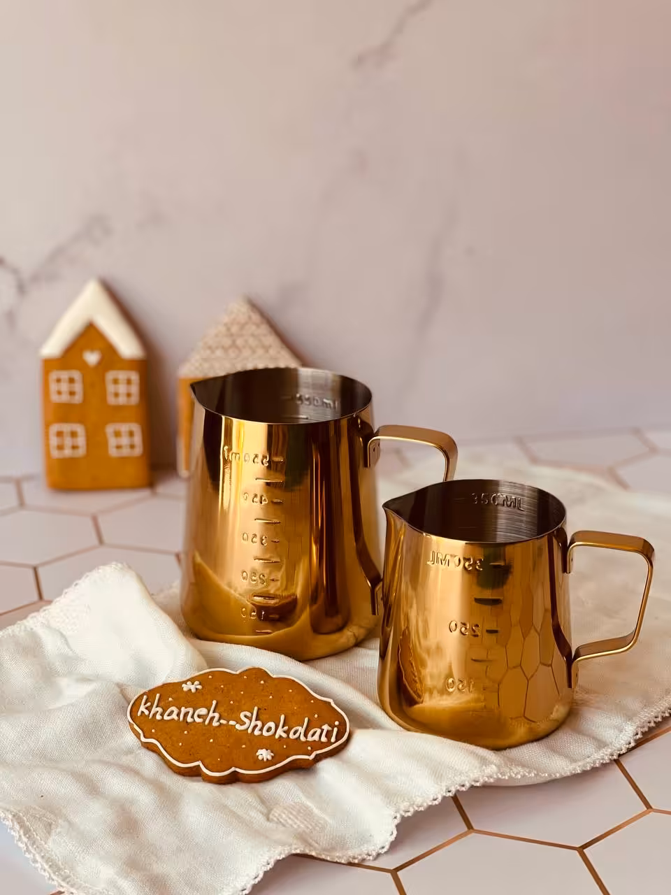 شیر جوش مدل پیچر طلایی