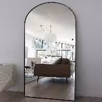 آینه قدی گنبدی فلزی سایز 180-MAN-80