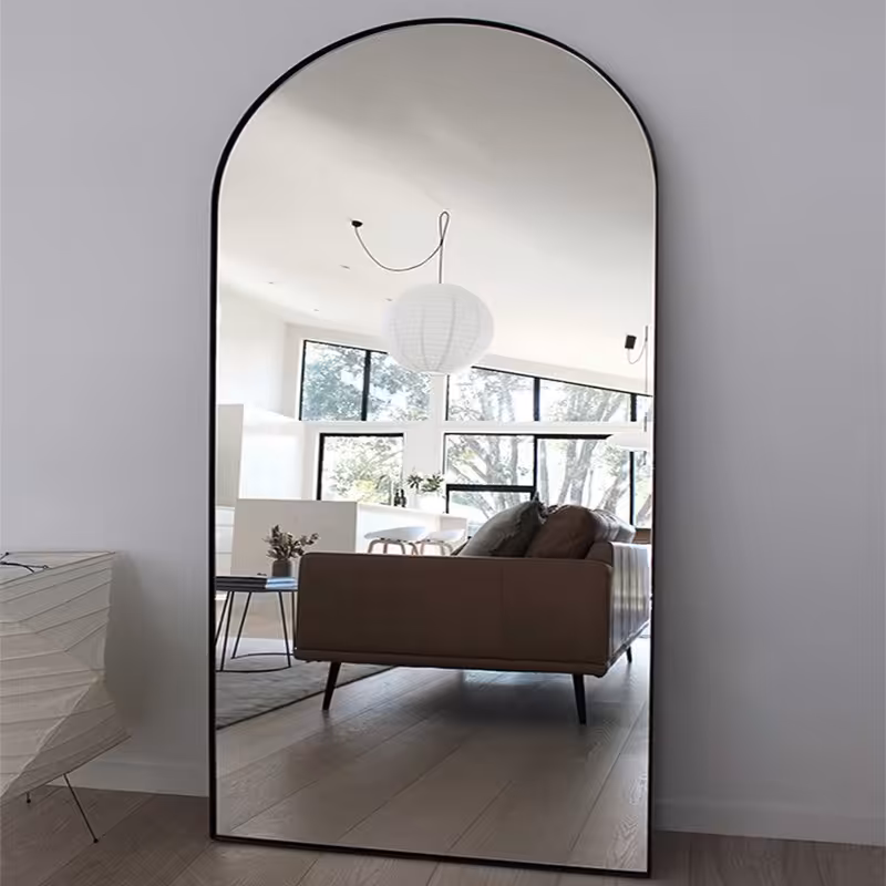 آینه قدی گنبدی فلزی سایز 180-MAN-80