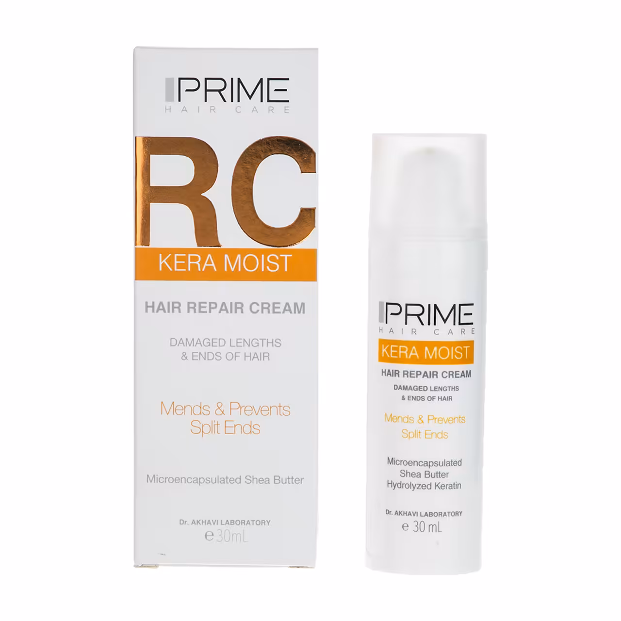 کرم ترمیم کننده مو پرایم مدل RC حجم 30 میلی لیتر