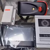 پکیج کامل آیفون تصویری سیماران با مانیتور 7 اینچی با حافظه و پنل کارتی و قفل ضد سرقت