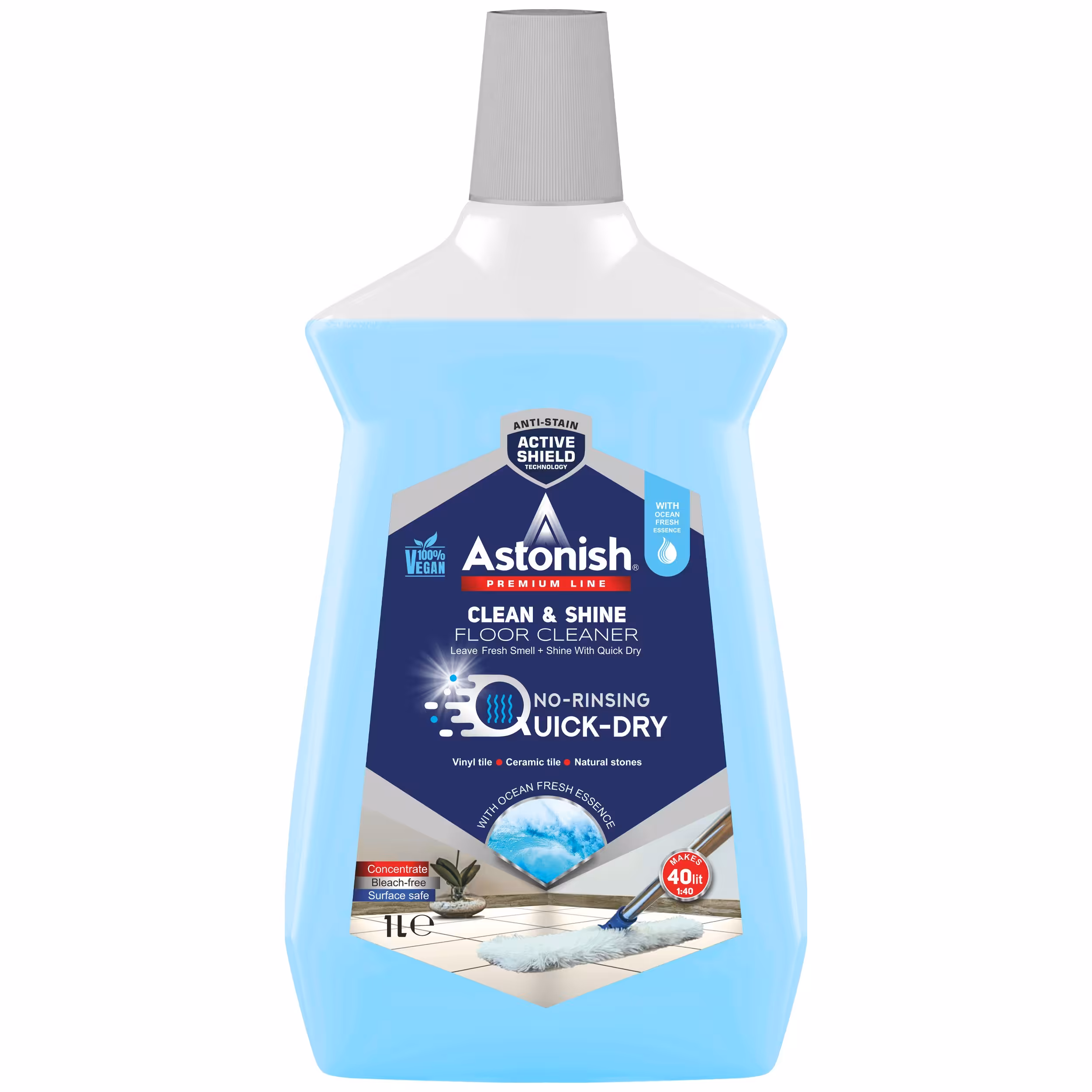 مایع کف شور کنسانتره با رایحه اوشن استونیش حجم 750 میلی لیتر