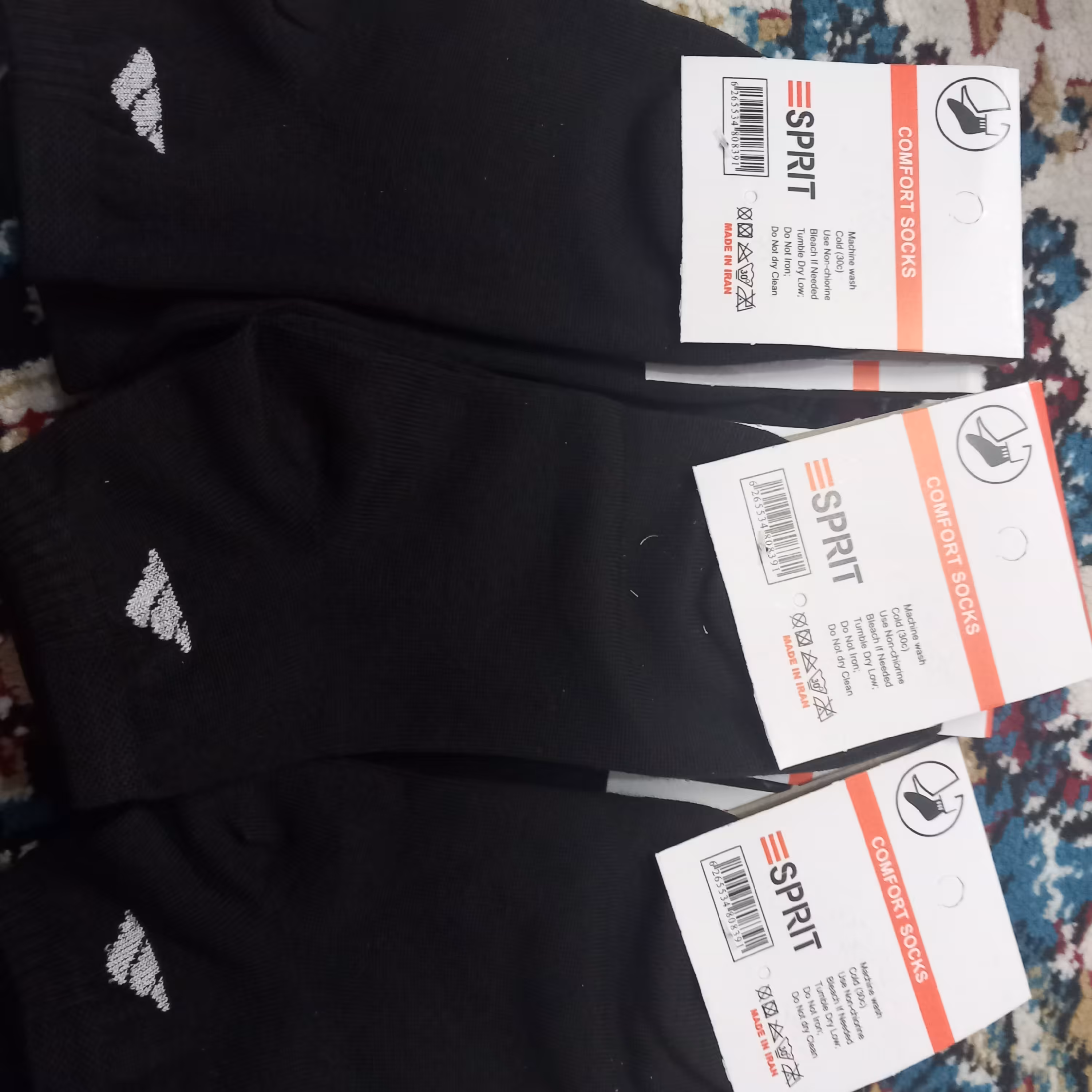 جوراب مشکی ساق کوتاه