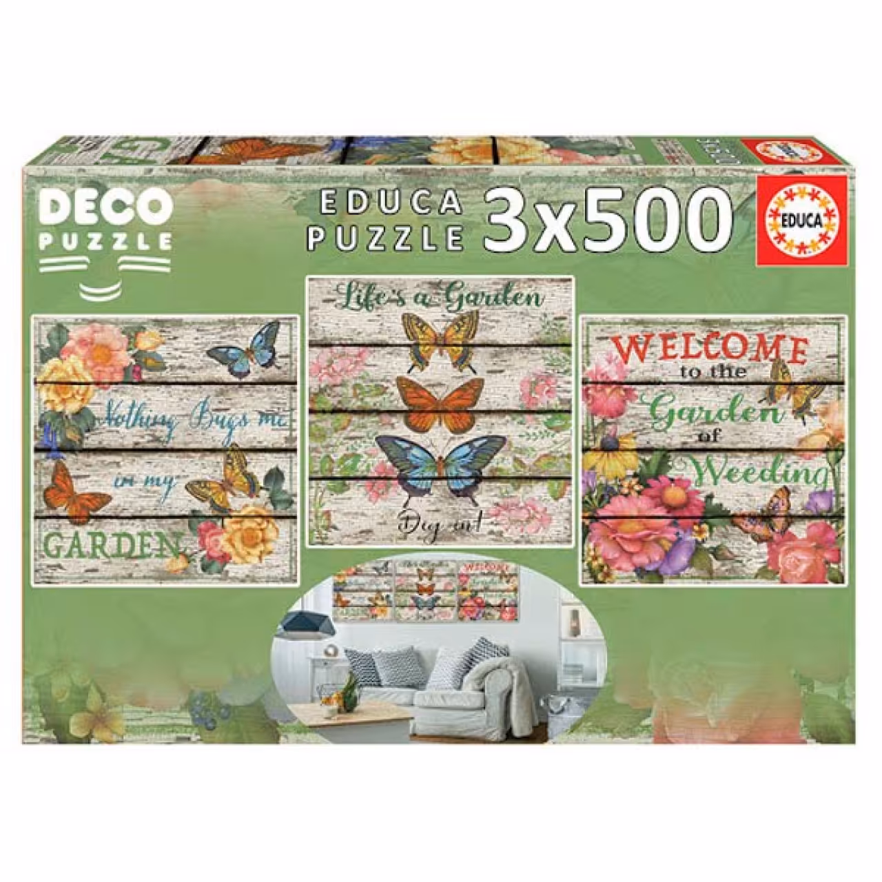 پازل 1500 تکه ادوکا مدل GARDEN GARDEN