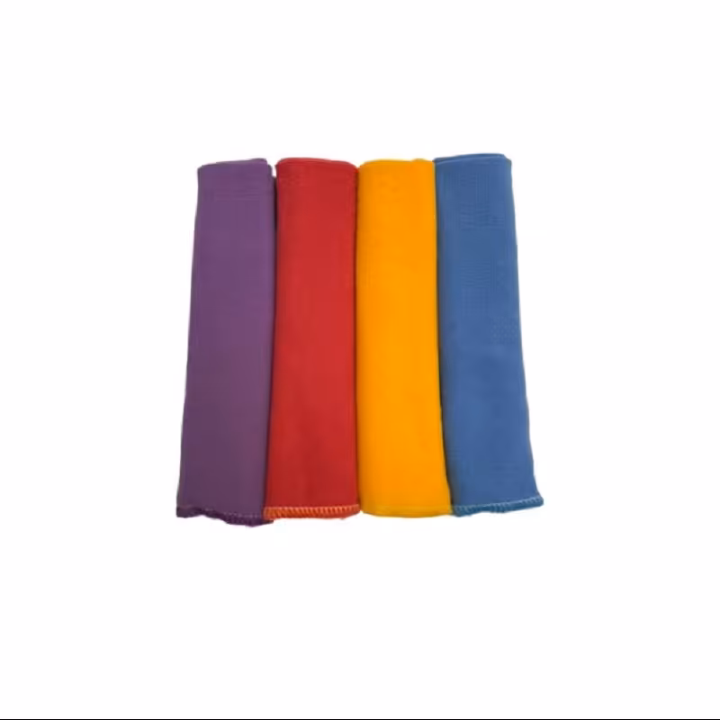 دستمال نظافت  بسته 4 عددی در رنگهای مختلف  جنس میکروفایبر