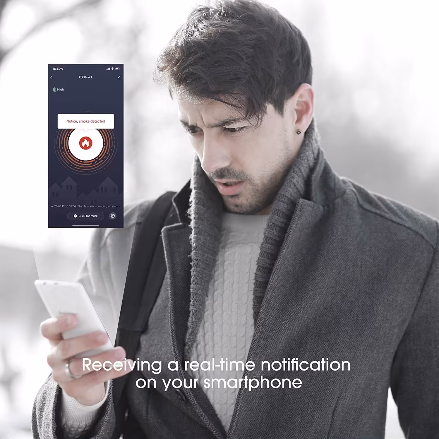 آشکار ساز  آتش و دود 