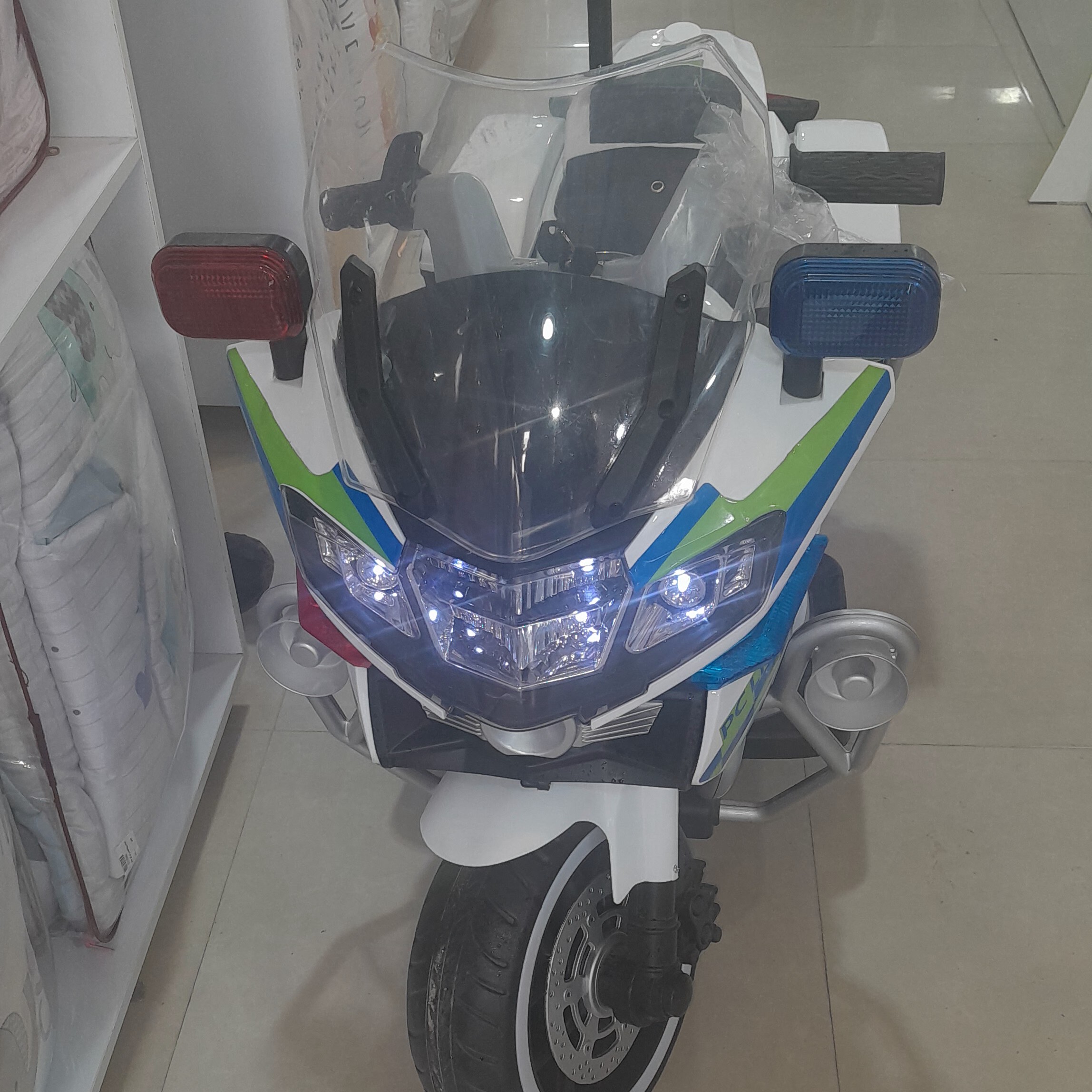 سیسمونی نوزادی موتور پلیس   شارژی خارجی  MOTO GP