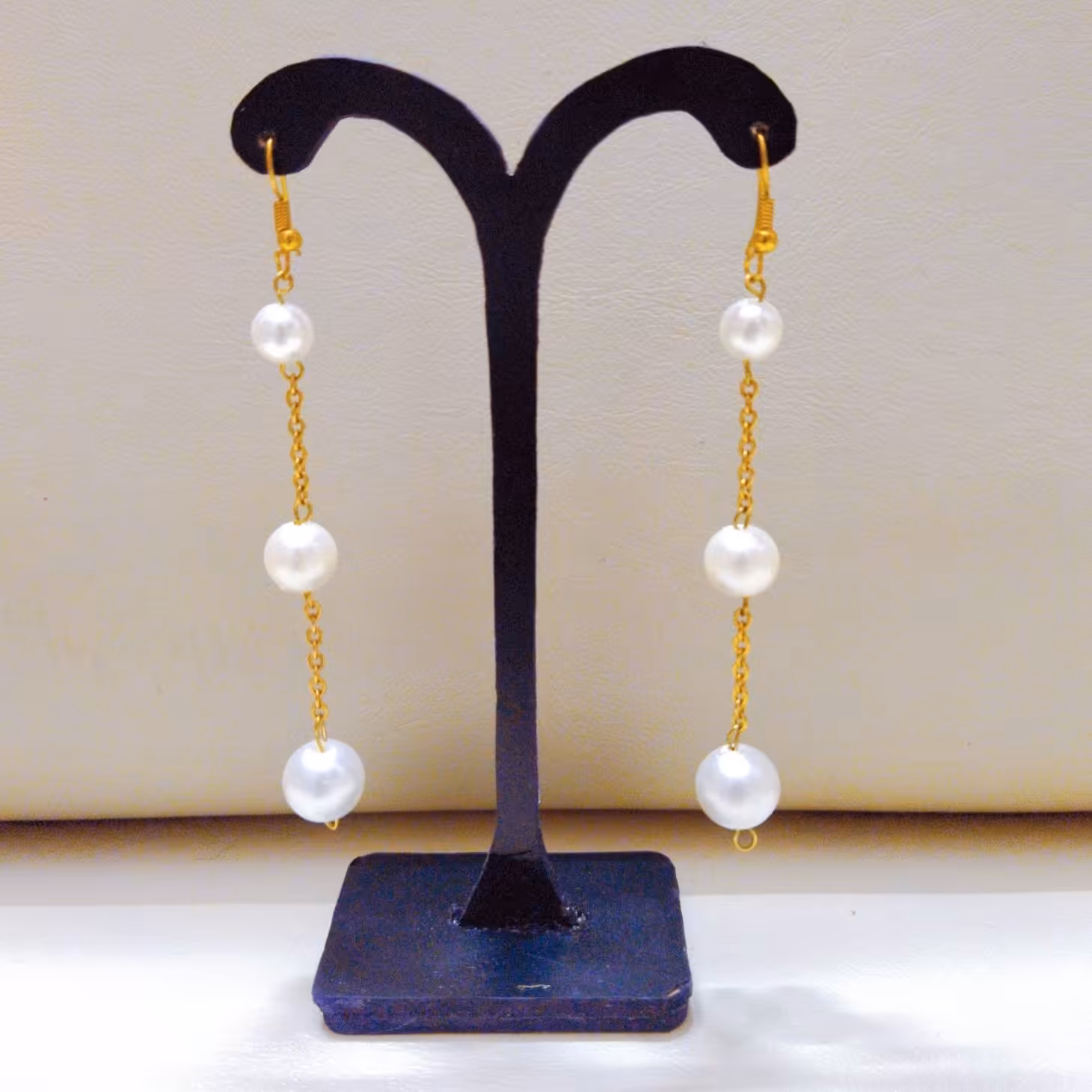 گوشواره مرواریدی استیل رنگ ثابت تضمینی ضد حساسیت و سبک قیمت استثنایی