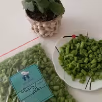 لوبیا سبز خردشده