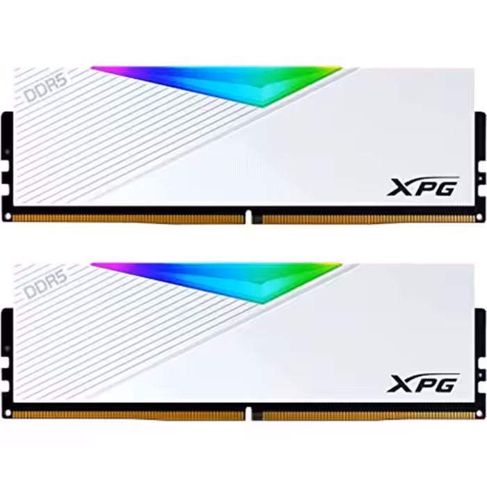 قیمت و خرید رم 32 گیگ DDR5 5200 ای دیتا ایکس پی جی مدل LANCER RGB WHITE