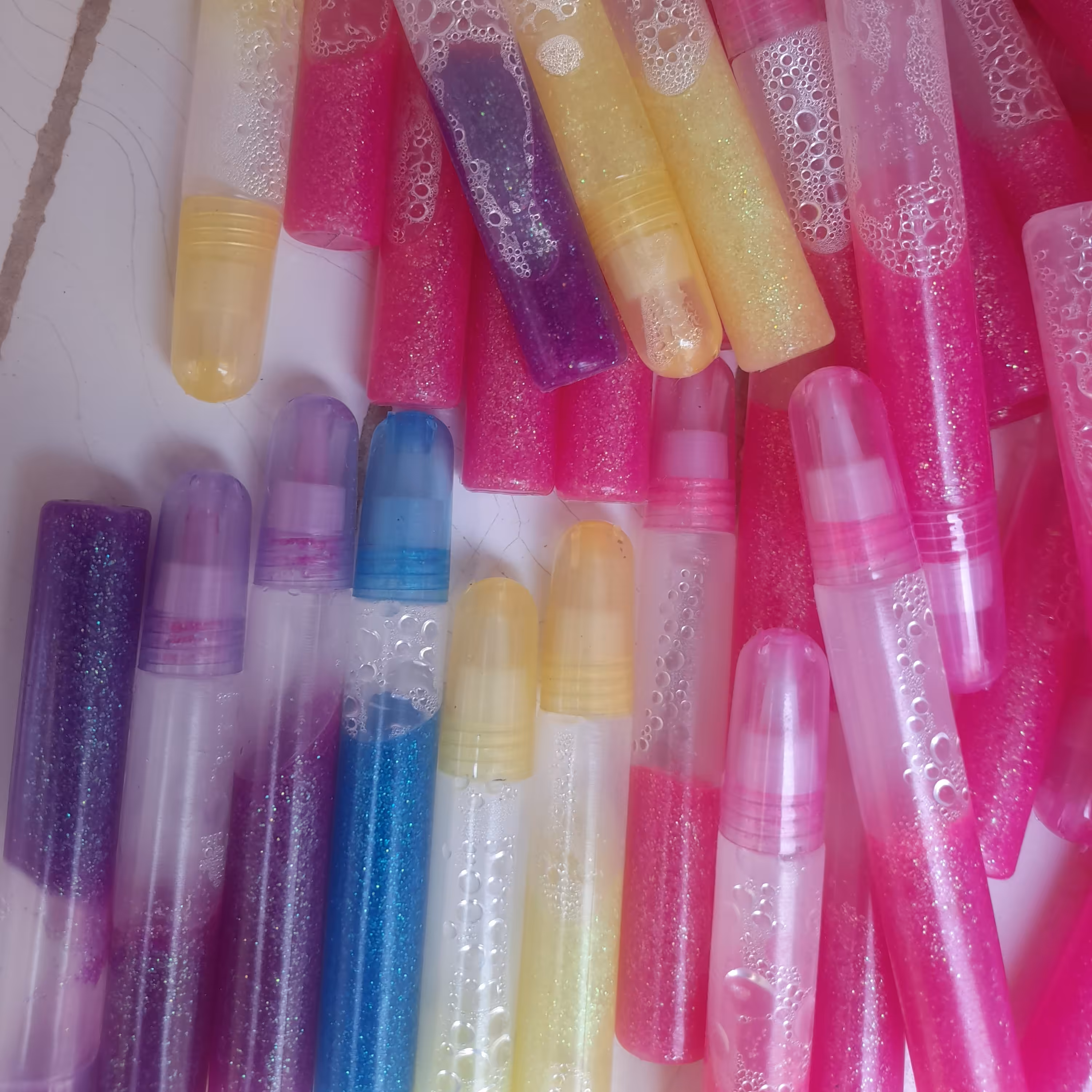 چسب ژل اکلیلی دار 6 رنگ 