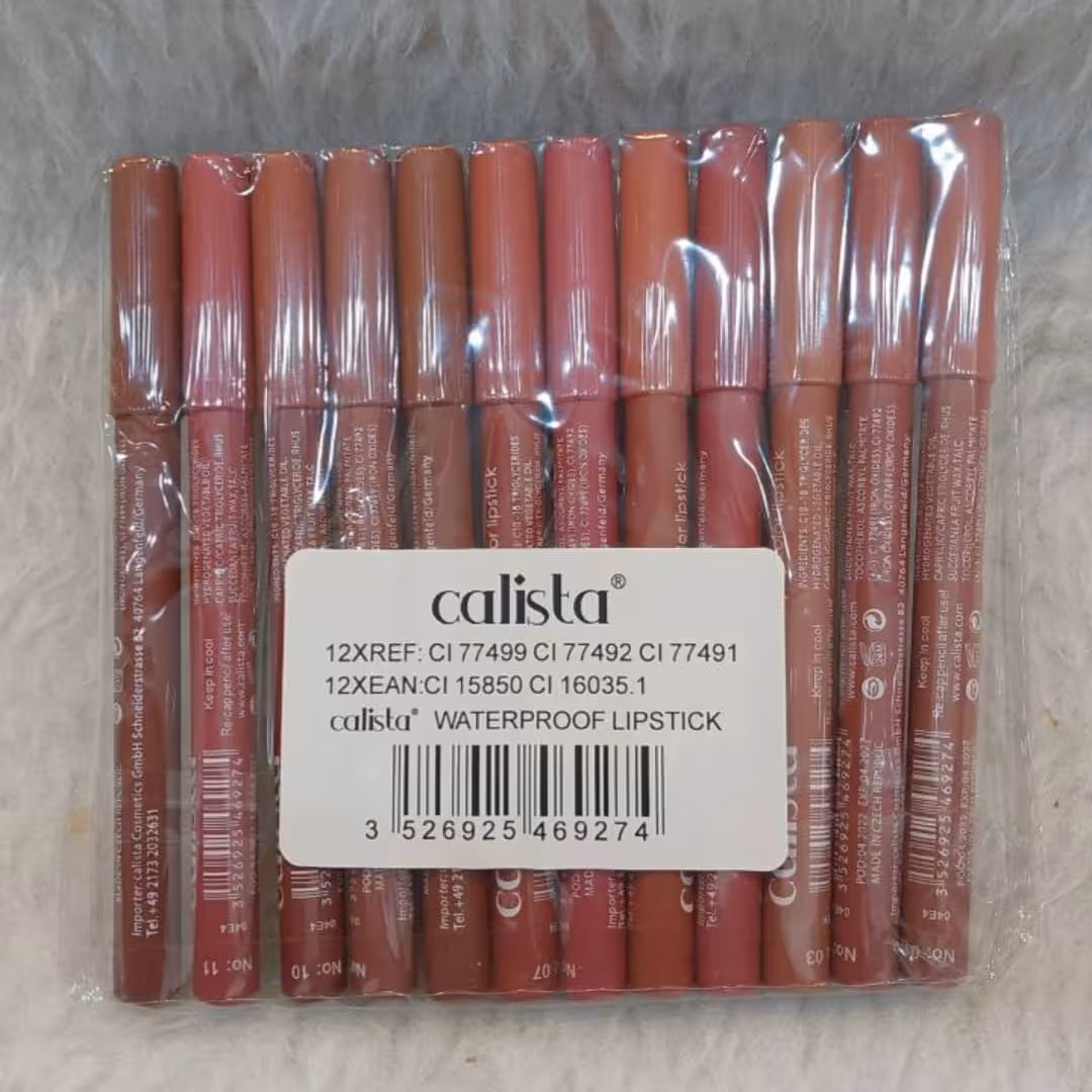 پک 12 عددی رژ مدادی کالیستا