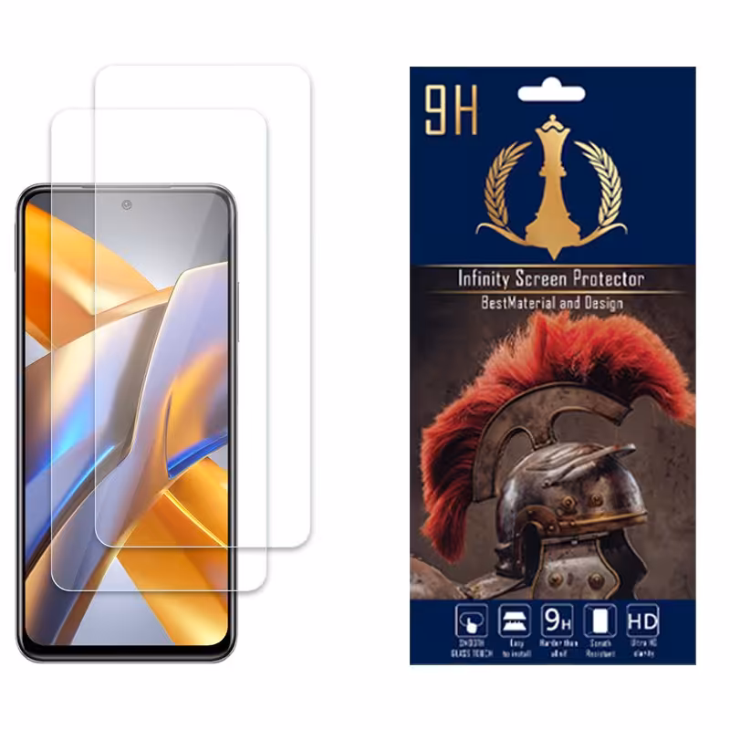 محافظ صفحه نمایش اینفینیتی مدل NANOمناسب برای شیائومی Poco M5S بسته دو عددی