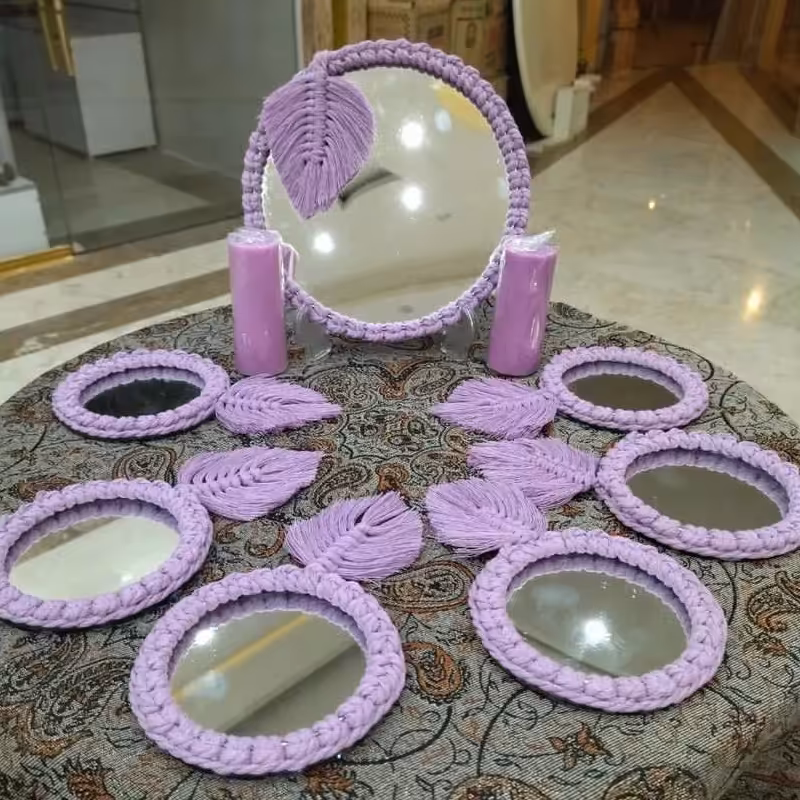 هفت سین3 اینه قطرپانزده شش عدد اینه ده سانتی