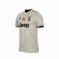 پیراهن آستین کوتاه یوونتوس فصل 2019 رنگ طوسی-کیت دوم