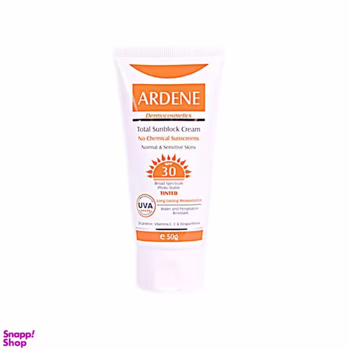 کرم ضد آفتاب آردن (Ardene) اس پی اف-30 فیزیکال رنگی 50 گرم
