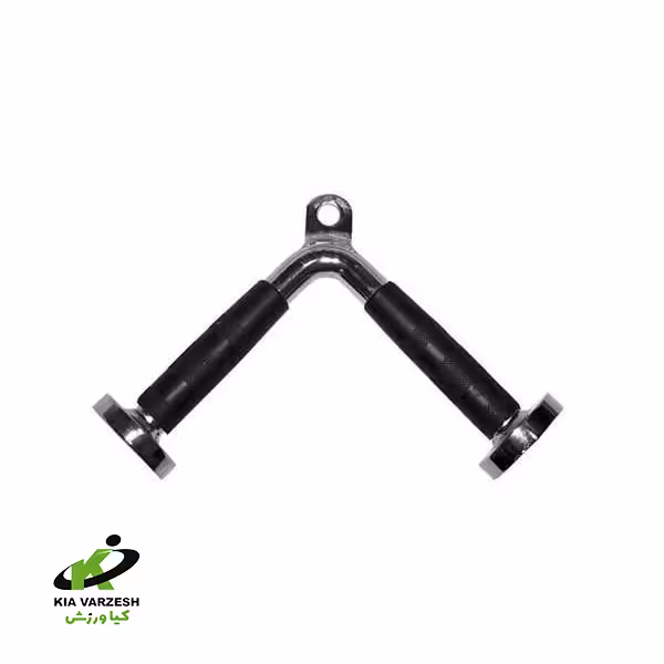 دستگیره بدنسازی وی دو سر پولک روکش دار