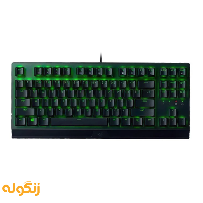 کیبورد گیمینگ Razer BlackWidow X Tenkeyless GreenSwitch - زنگوله