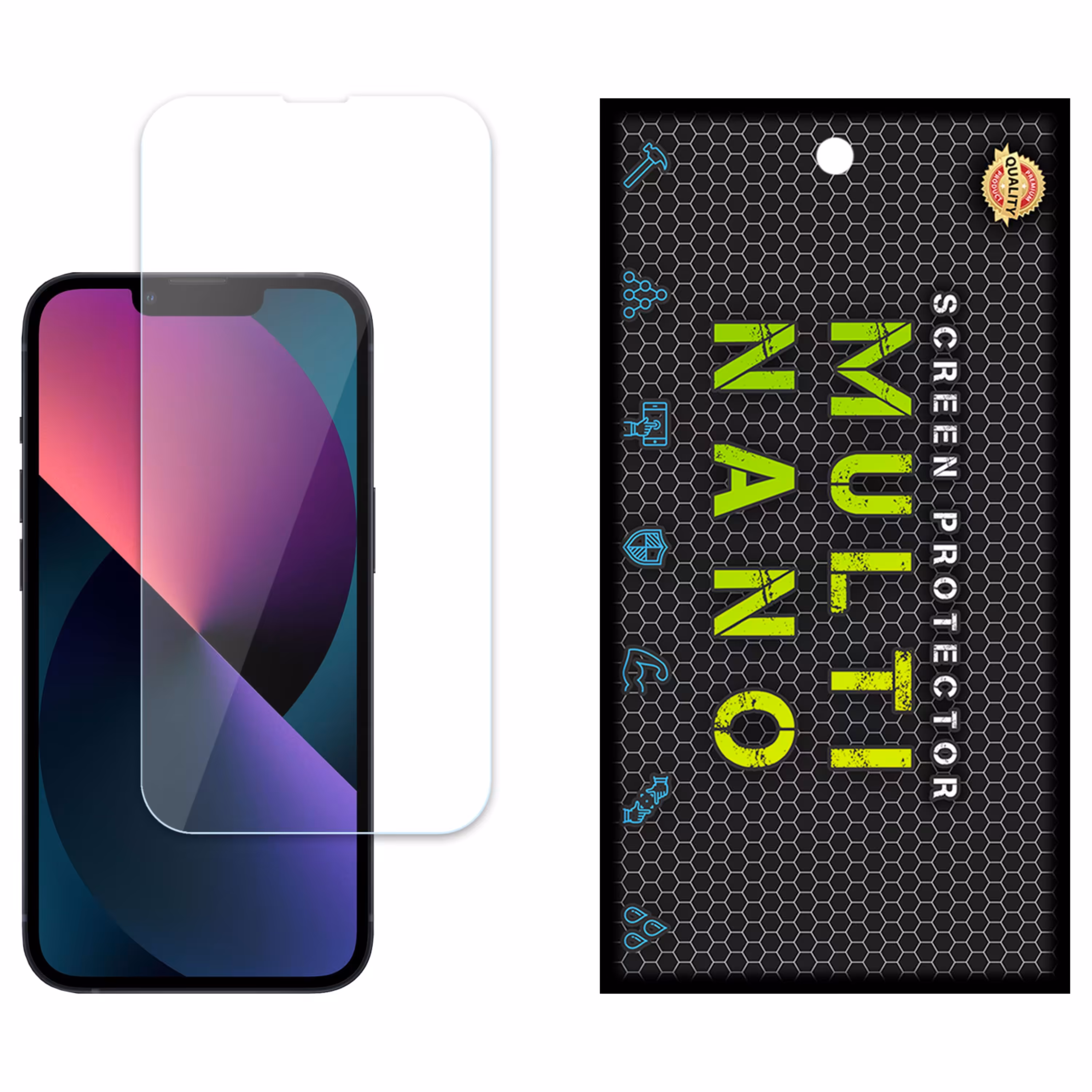 محافظ صفحه نمایش MultiNano مدل X-S1Nمناسب برای موبایل اپل  iPhone 13 