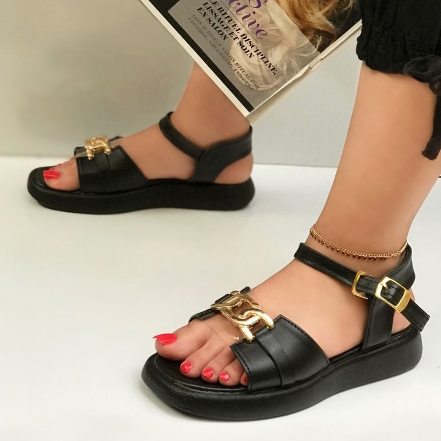 صندل زنانه طرح دار جدید