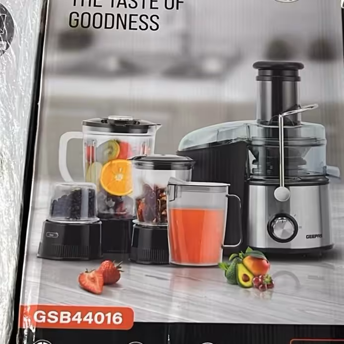 آبمیوه گیری چهار کاره جی پاس مدل GSB-44016 لطفا قبل ازثبت موجودی وقیمت بگیرید