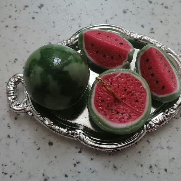 دکوری مگنتی سینی هندوانه