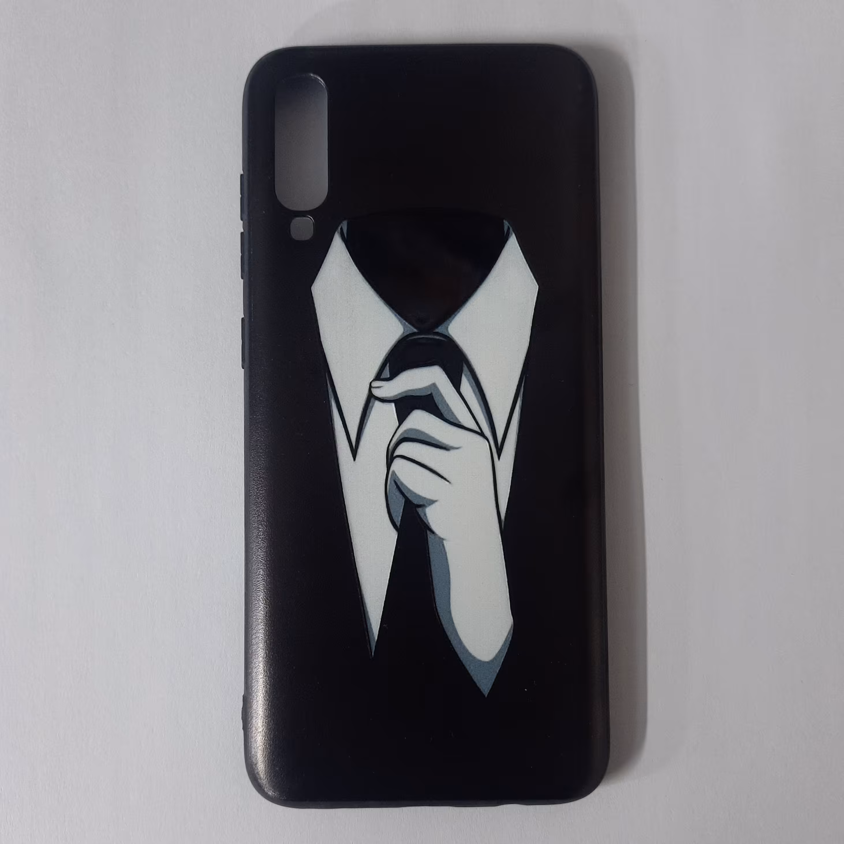 قاب طرح برجسته پدرخوانده Galexy A70رنگ ثابت مشکی 