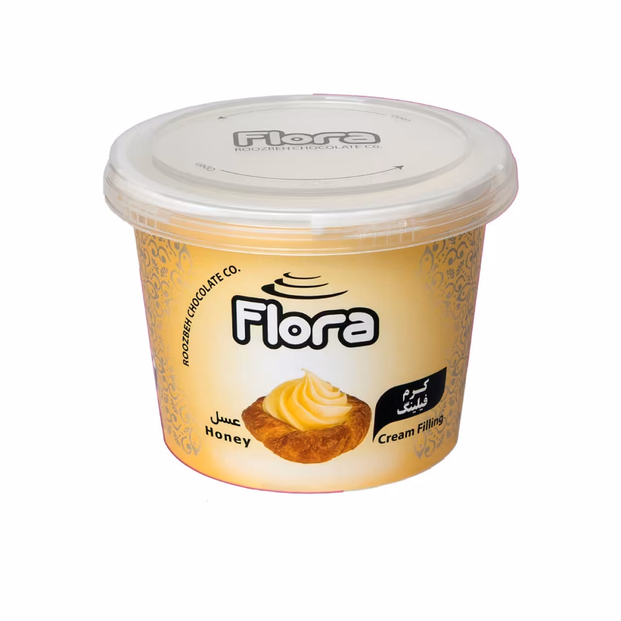 کرم فیلینگ عسلی فلورا 300 گرمی