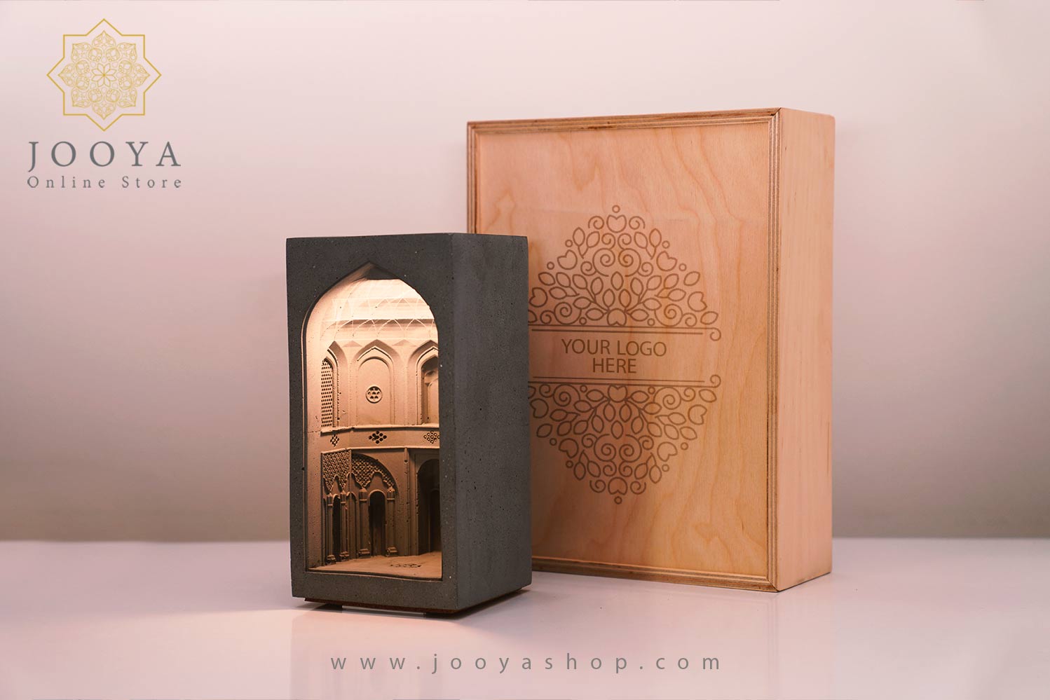 آباژور طاق نور با جعبه