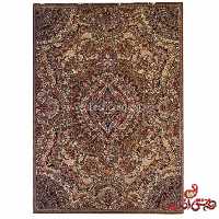فرش زمرد مشهد طرح 25009 گردویی