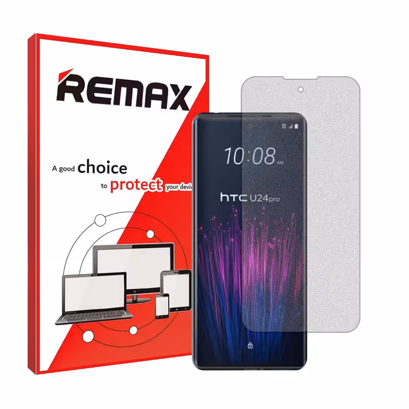 گلس اچ تی سی U24 Pro مدل هیدروژلی مات برند ریمکس کد S