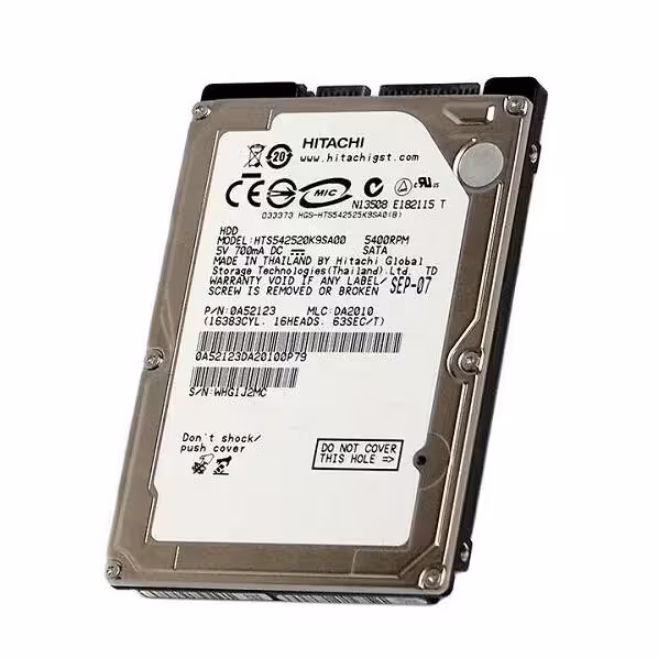 هارد دیسک لپ تاپ هیتاچی با ظرفیت 320 گیگابایت