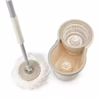 سطل و تی زمین شوی چرخشی مهسان مدل دلفین