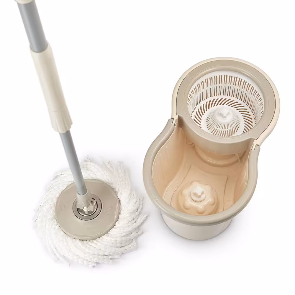 سطل و تی زمین شوی چرخشی مهسان مدل دلفین