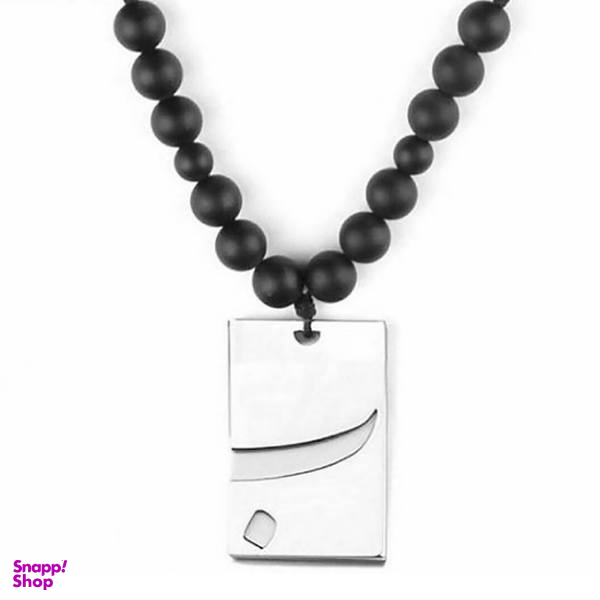 گردنبند نقره ترمه مدل حرف ب