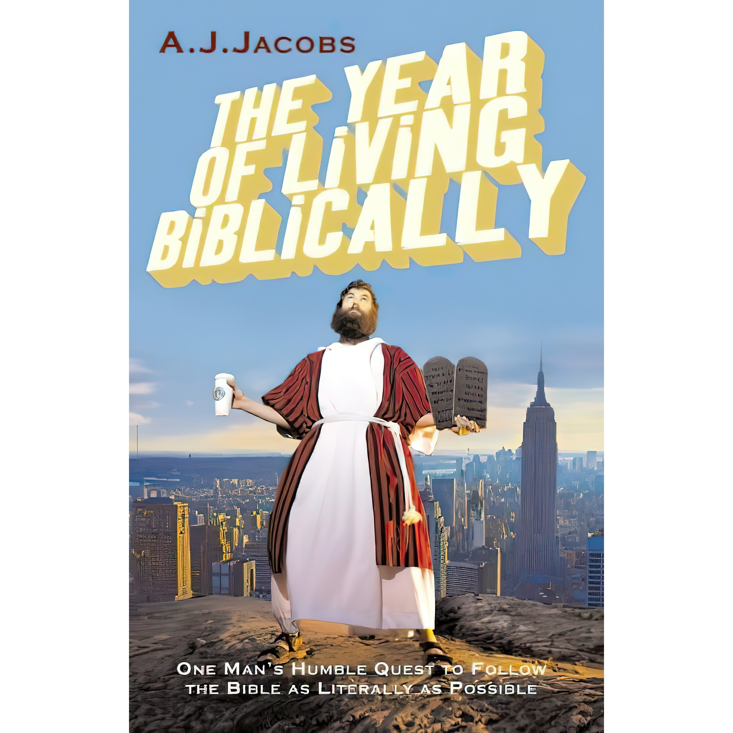 کتاب زبان اصلی The Year of Living Biblically اثر A J Jacobs