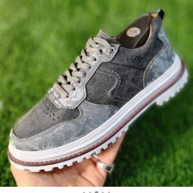 کفش کالجی اسپرت طوسی کتونی کلاسیک 