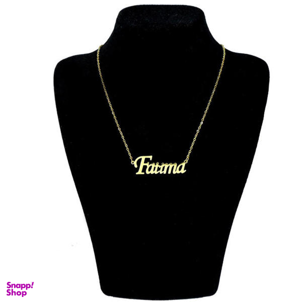 گردنبند نقره طرح فاطیما کد 001