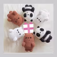خرسهای کله فندقی🐻دونه ای
دستباف ناری
