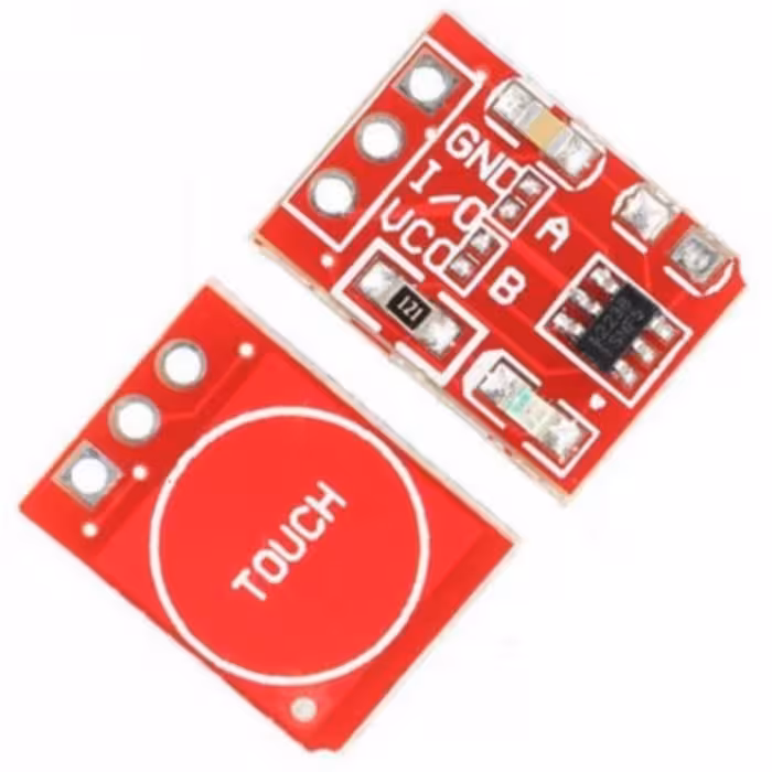 ماژول سنسور تاچ خازنی TTP223 به همراه پین هدر 