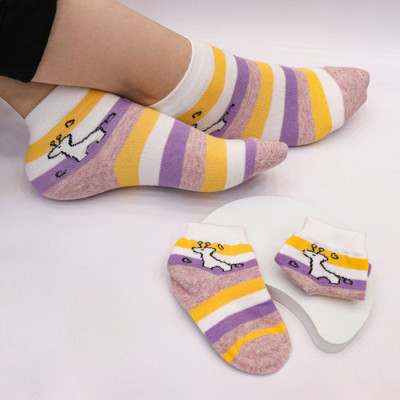 جوراب ست مادر فرزندی زرافه رنگی مناسب 1 سال تا بزرگسال