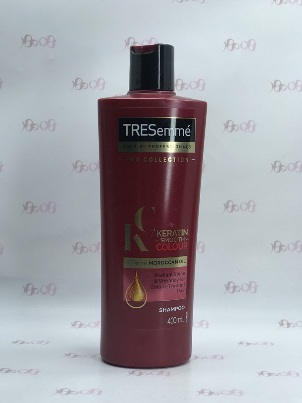 شامپو کراتین موهای رنگ شده ترزمه حجم 400 میل - TRESemme