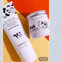 پک روشن کننده کرم و اسکراب شیر گاو ایمیجز