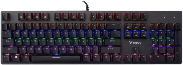 کیبورد سیمی گیمینگ RAPOO مدل V500SE