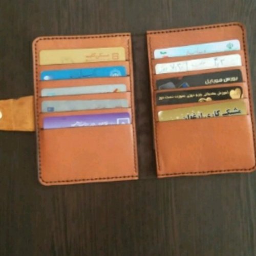 کیف چرم جا مدارک ماشین
