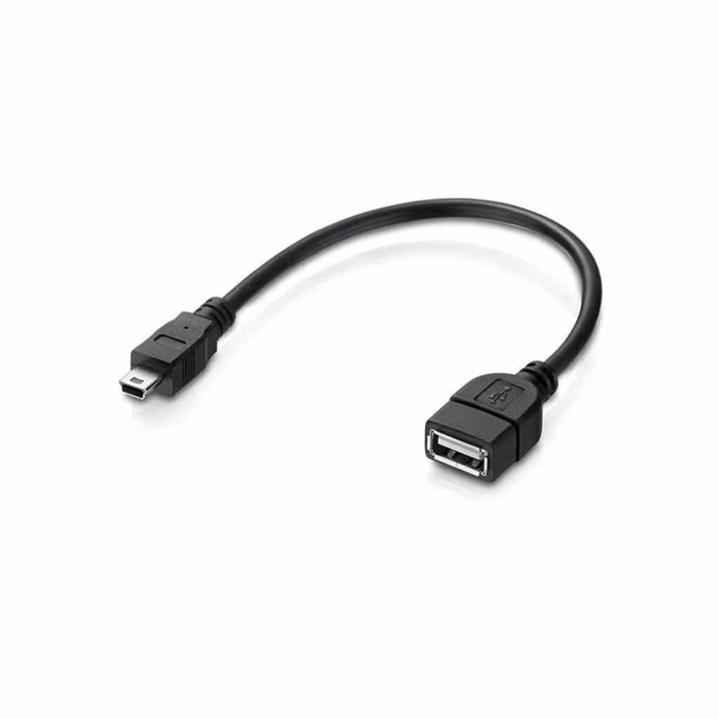 کابل تبدیل Mini-USB به USB-Female طول 15 سانتی متر