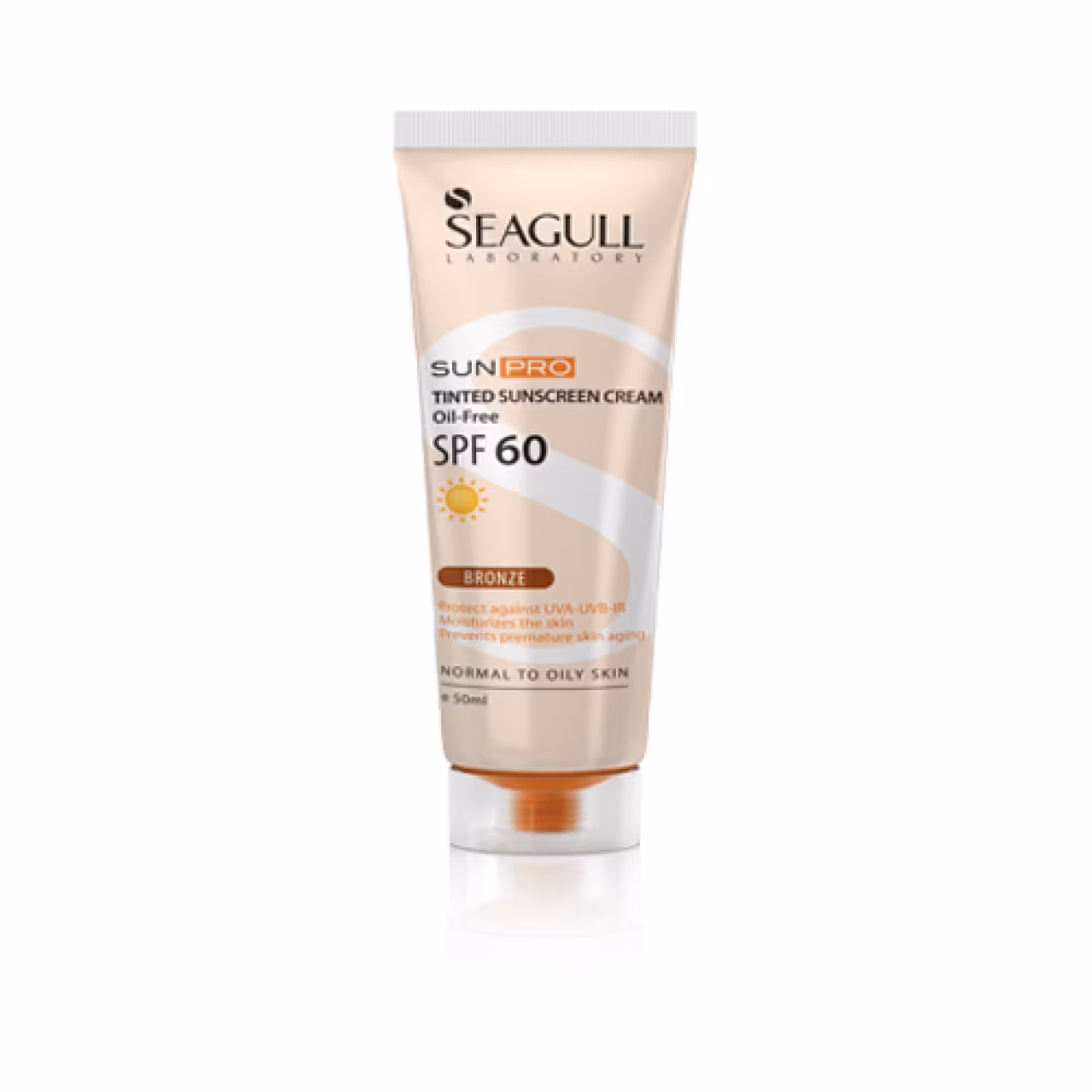کرم ضد آفتاب برنز سی گل مدل Sunpro SPF60 حجم 50 میلی لیتر