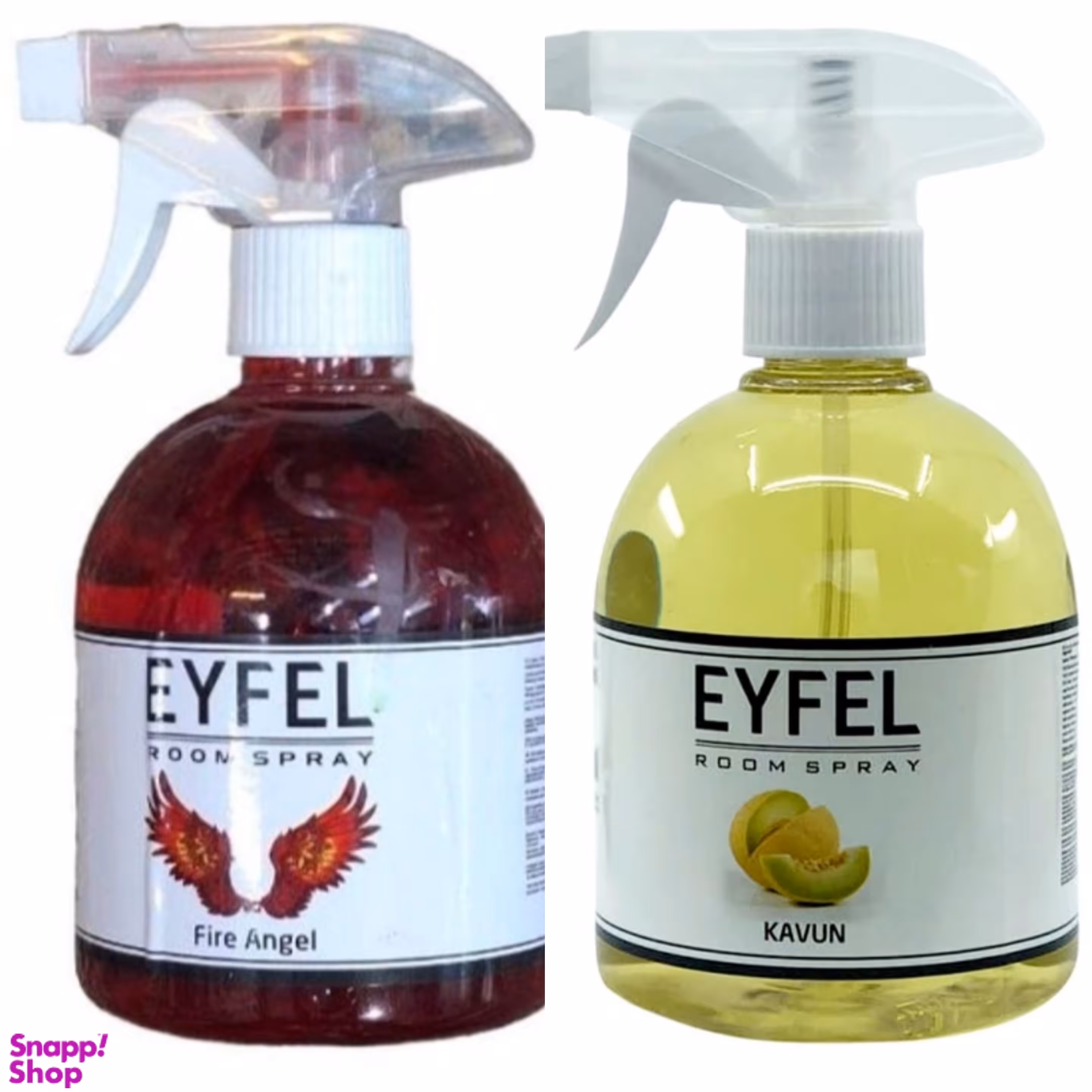 اسپری خوشبوکننده هوا ایفل مدل طالبی و فایرآنجل حجم 500 میلی لیتر بسته 2 عددی